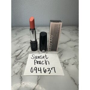 Mary Kay Gel Semi-Shine Lipstick Sunset Peach Pche Crep 094637 Full Size NEW